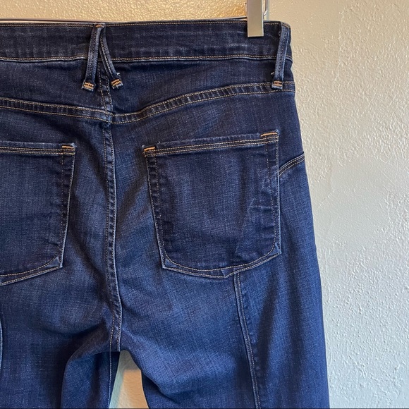 GOOD AMERICAN Good Legs Crop Curvy Piecing Split Hem Skinny Jeans SZ 8 / 29 - Picture 11 of 14